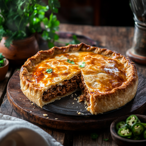 Colombian Minced Beef Sobrebarriga Pie