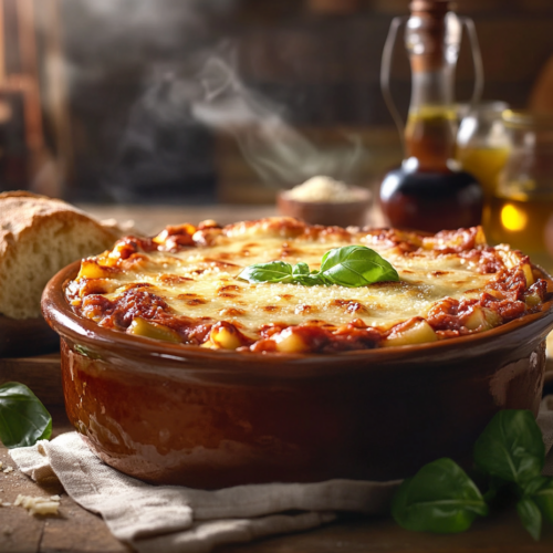 Creamy Beef Mince And Tomato Pasta Bake
