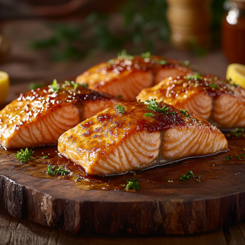 Honey Bbq Glazed Salmon