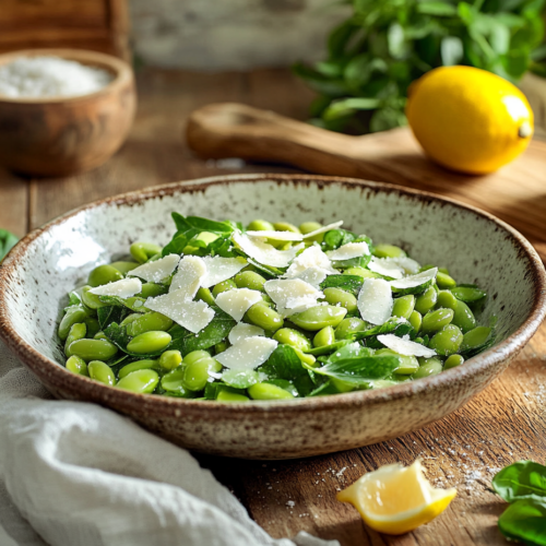 Lazio Fava Bean And Pecorino Salad