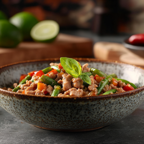 Zesty Pork Mince Stir Fry With Native Lime Magic 2 Pork Mince And Native Lime Stir Fry