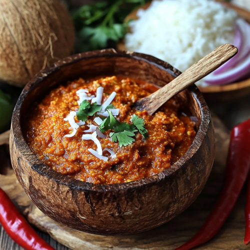 Spicy Sri Lankan Coconut Sambol: A Flavorful Tropical Delight