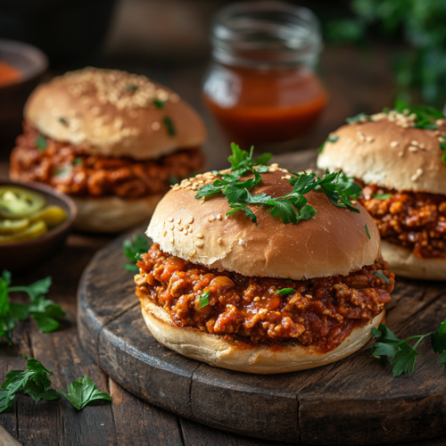 Zesty Turkey Sloppy Joes
