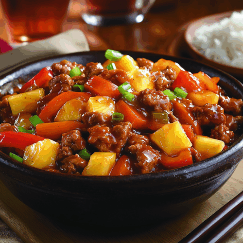 Sweet And Sour Minced Pork