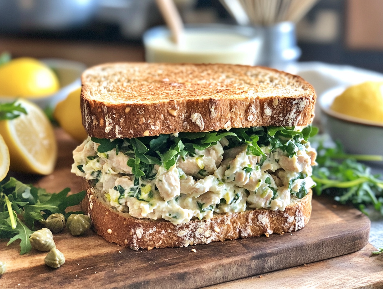 Gourmet Tuna Salad Sandwich