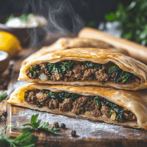 Lamb Mince Gozleme