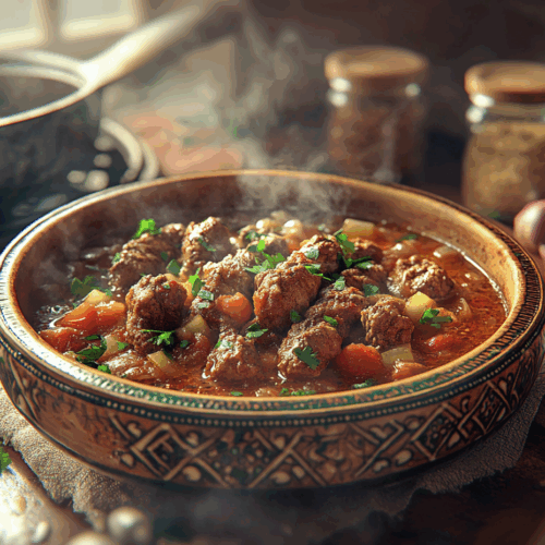 Minced Lamb Kebab Koresh (Persian Stew)