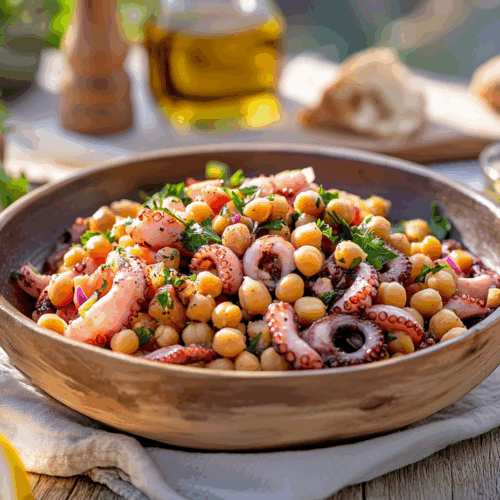Portuguese Octopus And Chickpea Salad