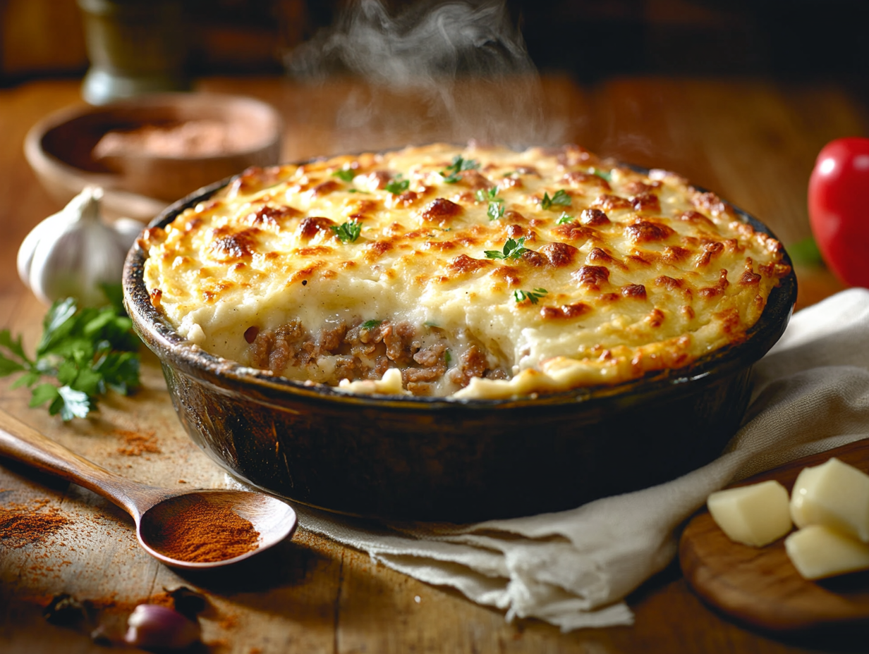 Minced Lamb Escondidinho (Shepherd’s Pie with Cassava)