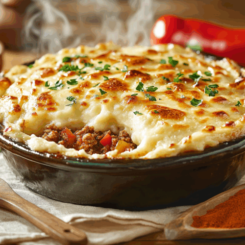 Minced Lamb Escondidinho (Shepherd’s Pie With Cassava)